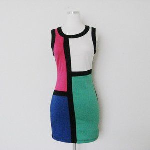 Color Block Casual Dress